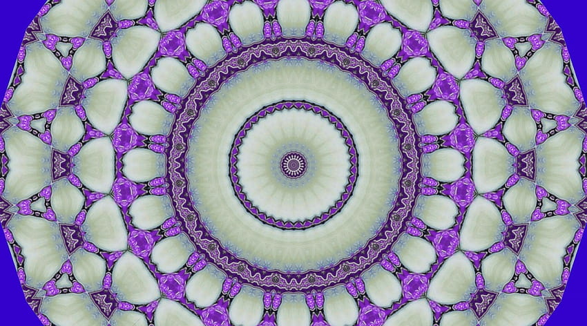 Plate fractal, white, plate, texture, fractal, lilac HD wallpaper