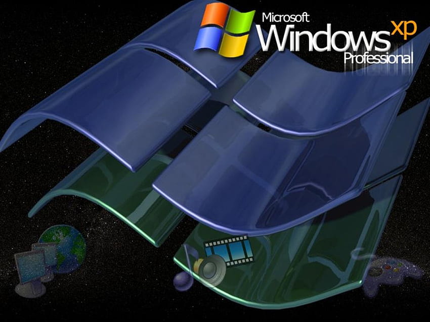 3D Für Windows XP, Microsoft Windows XP Professional HD-Hintergrundbild