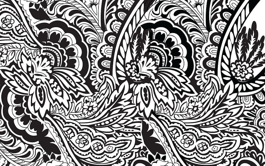 Trival, Black and White Tribal HD wallpaper