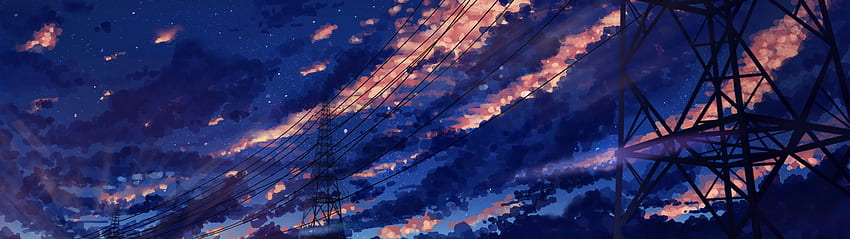 Anime Scenery Dual Monitor - Anime, Dual Screen HD wallpaper