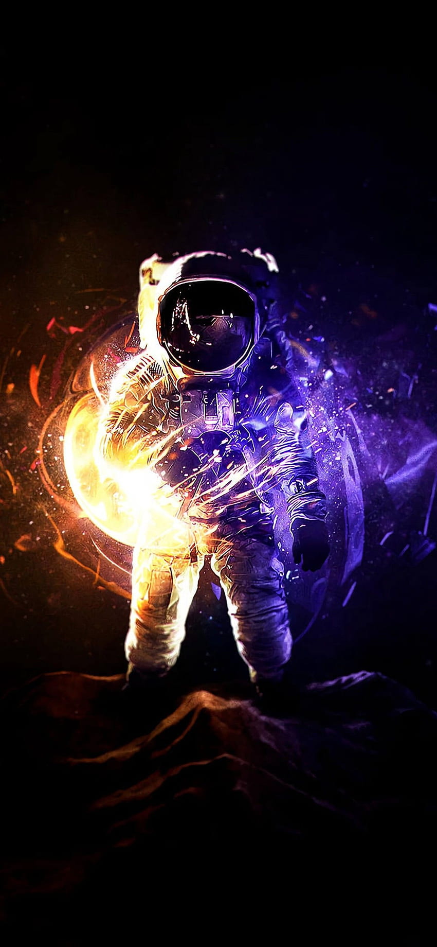Astronauta de ficção científica. Design de arte digital, espaço, Astronauta 3D Papel de parede de celular HD