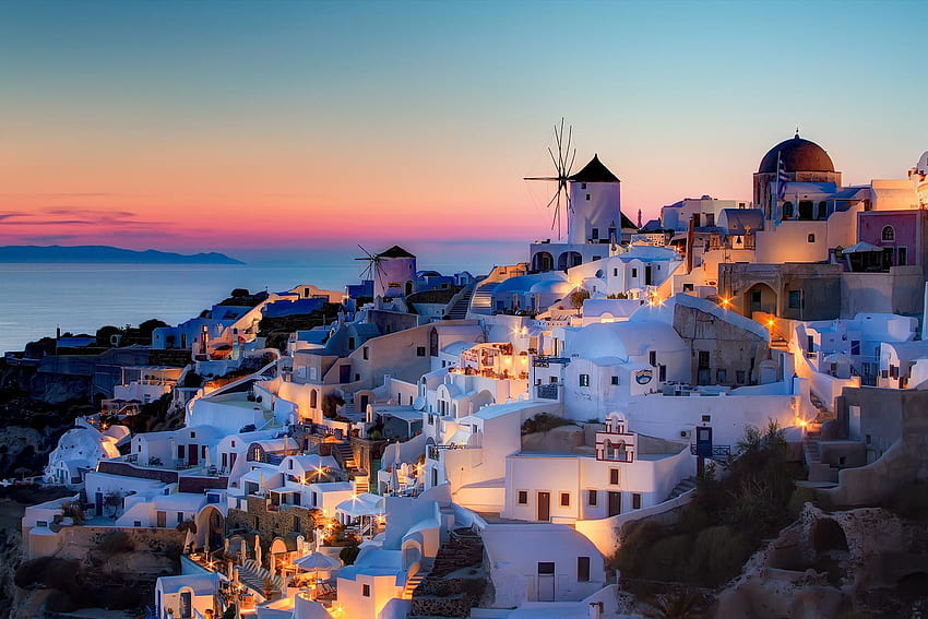 Greece , Greece Night HD wallpaper | Pxfuel