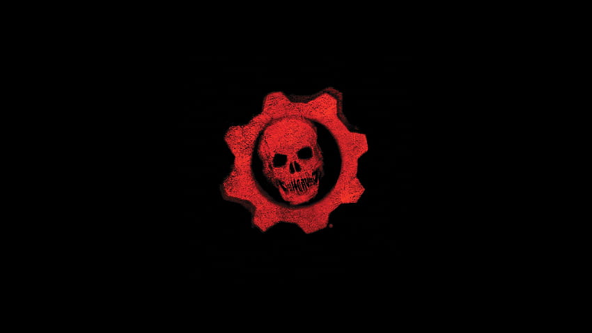 Logo Gears Of War , Games, , , Background, and, Gaming Skull Logo HD wallpaper