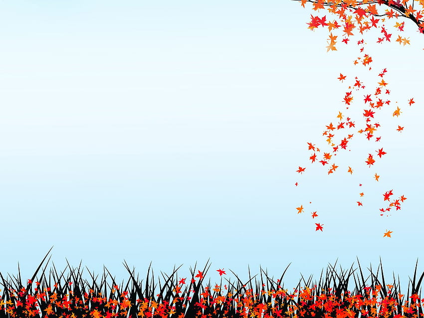 PPT Background - Autumn Nature Background for Templates HD wallpaper