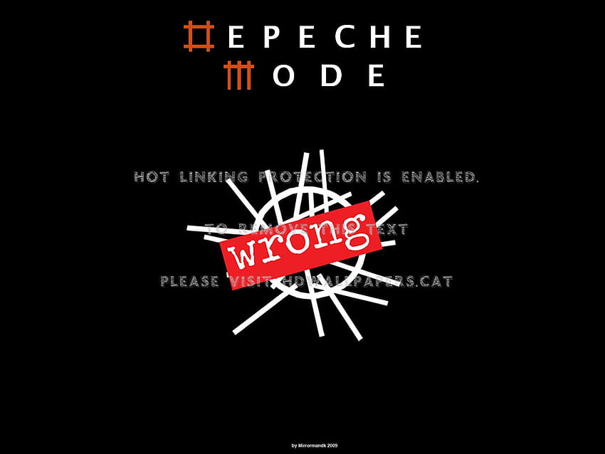 wrong depeche mode sounds of the universe, Depeche Mode Logo HD wallpaper