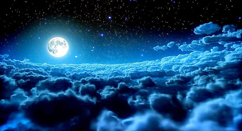 Anime Starry Night Sky, Beautiful Starry Night Sky HD wallpaper