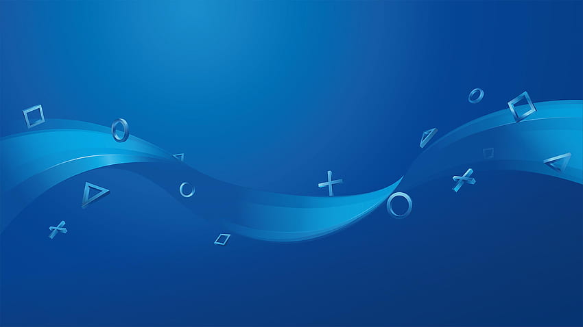 PlayStation 5, PlayStation Azul fondo de pantalla