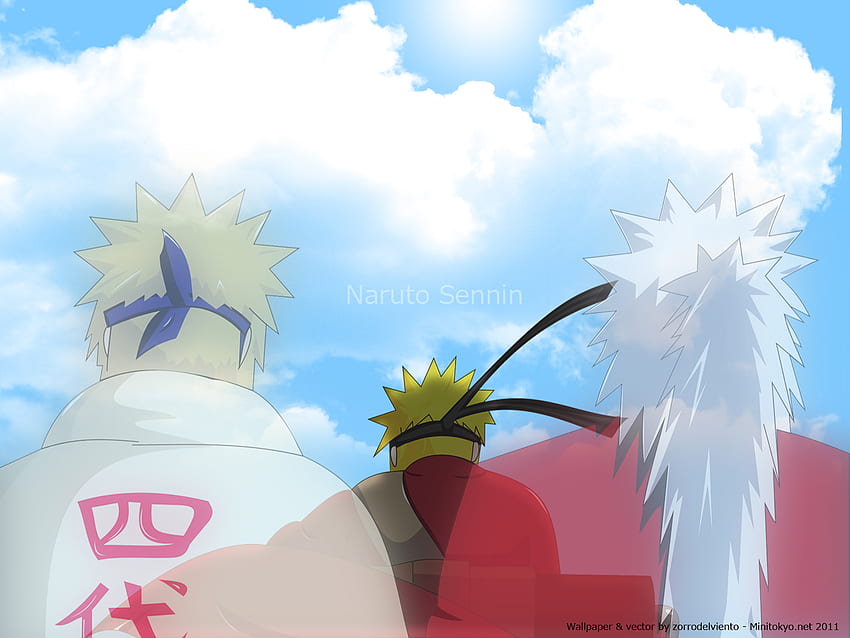 Naruto Uzumaki, Jiraiya (Naruto), Naruto y Jiraya fondo de pantalla