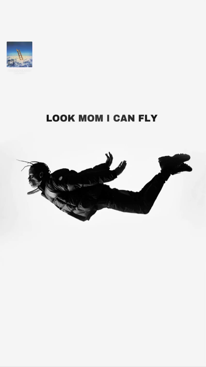 트래비스 스콧. Travis scott , Travis scott 문신, Travis scott 예술, Look Mom I Can Fly HD 전화 배경 화면