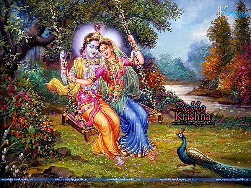 Radha Krishna On Swing クリシュナ神 , , Pics And 高画質の壁紙