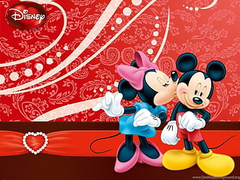 Mickey Mouse Valentines Day Wallpapers  Wallpaper Cave