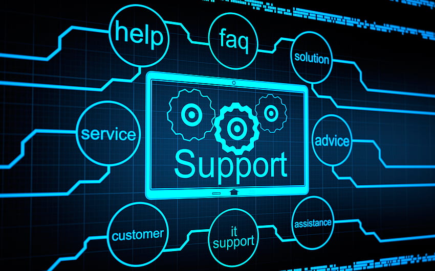 Подобрете техническата поддръжка с ИТ услуги HD тапет