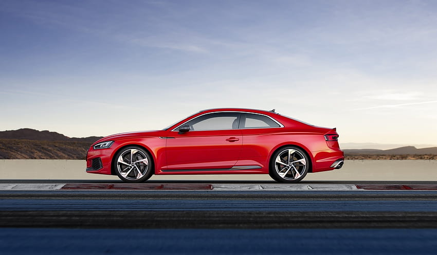 Audi-RS5、車、アウディ、RS5、赤 高画質の壁紙