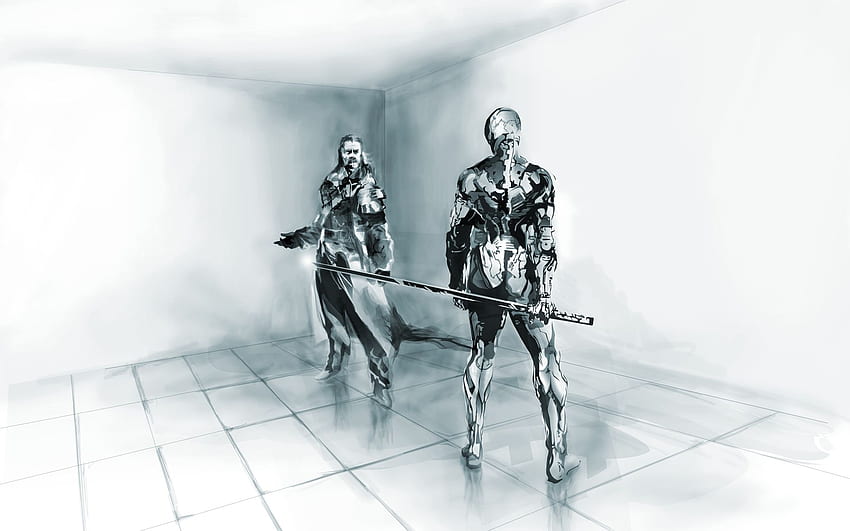 cyborgs metal gear solid artwork revolver ocelot cyborg ninja HD wallpaper