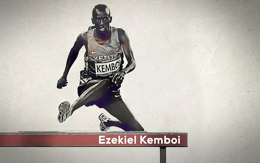 Ezekiel Kemboi, Musumba Bwire, Campeão Olímpico, Quênia, Atletismo, Pista papel de parede HD