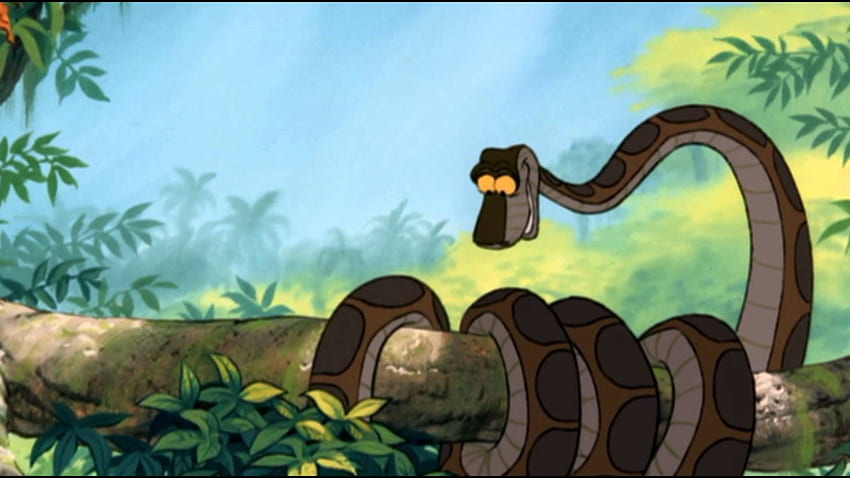 Movies Jungle Book Snake Kaa Mowgli HD wallpaper