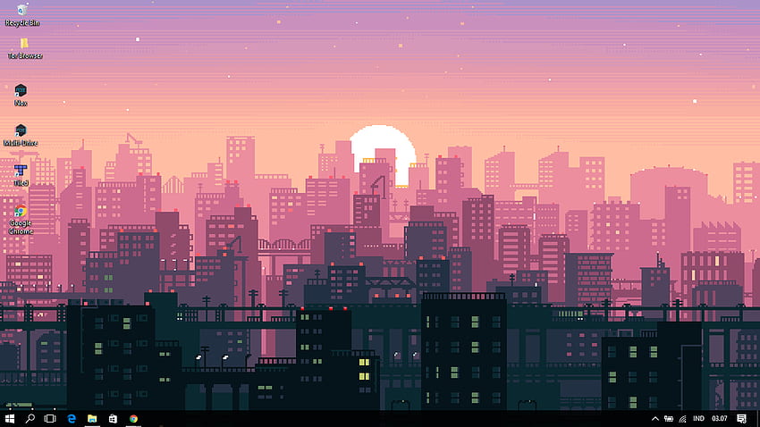 ܓ35 Pixel Aesthetic Aesthetic City - Lo Fi - Android / iPhone Background (png / jpg) (2022), Aesthetic Skyline HD wallpaper