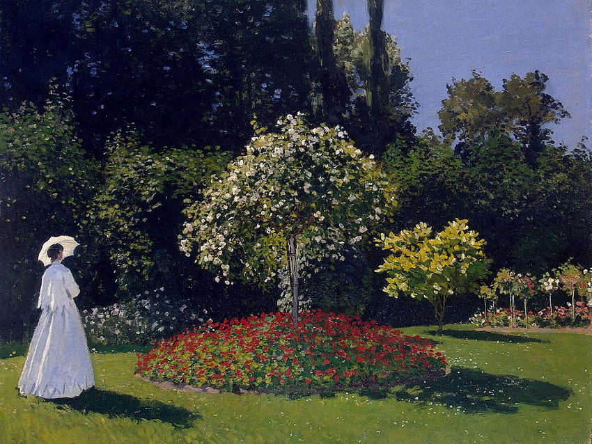 Western Paintings : French impressionist painting : Claude Monet HD wallpaper