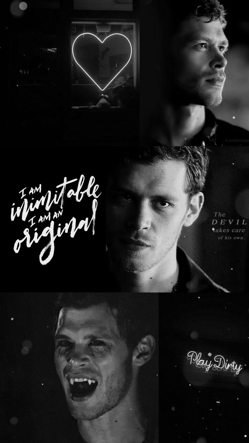 de bloqueo de Klaus Mikaelson. Cartel de diarios de vampiros, diarios de vampiros, temporadas de diarios de vampiros fondo de pantalla del teléfono