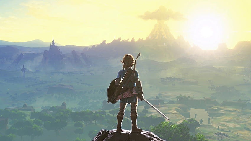 Zelda BoTW: Link-Panning HD-Hintergrundbild