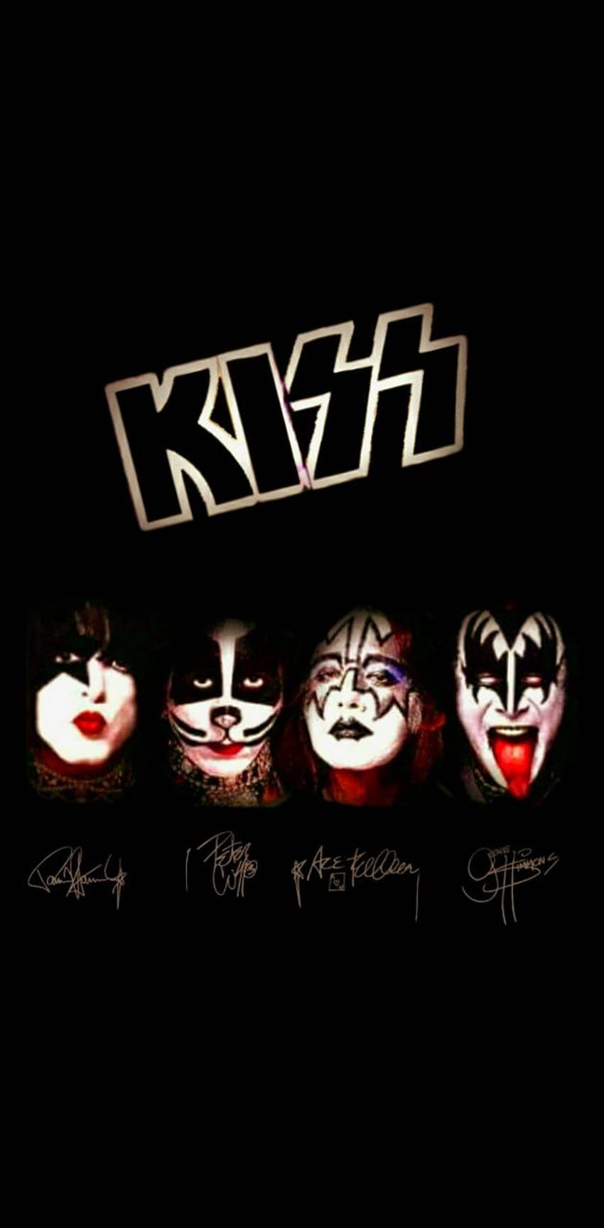 Kiss band, logo Kiss Papel de parede de celular HD