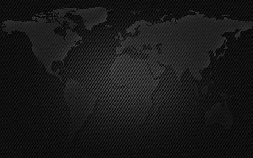 Black Background, Black World Map HD wallpaper | Pxfuel