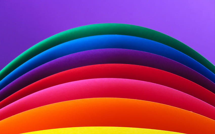 lines, rainbow, multicolored, curved ultra 16:10 background HD wallpaper