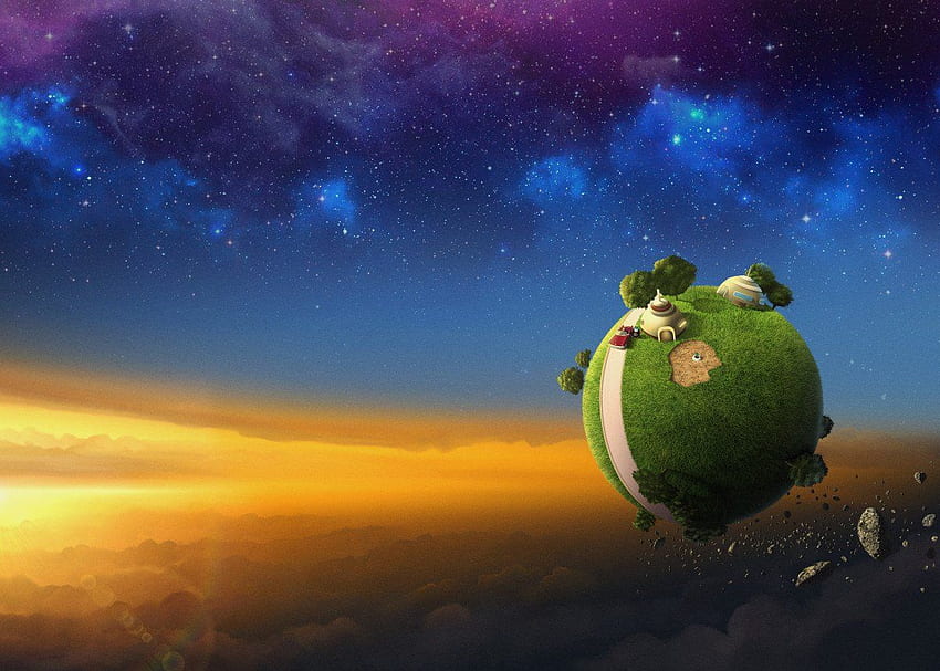 King Kai Planet' 포스터 by Fadilr R. Displate. 드래곤볼 아트, 드래곤볼 슈퍼 웃긴, 드래곤볼 아트 HD 월페이퍼