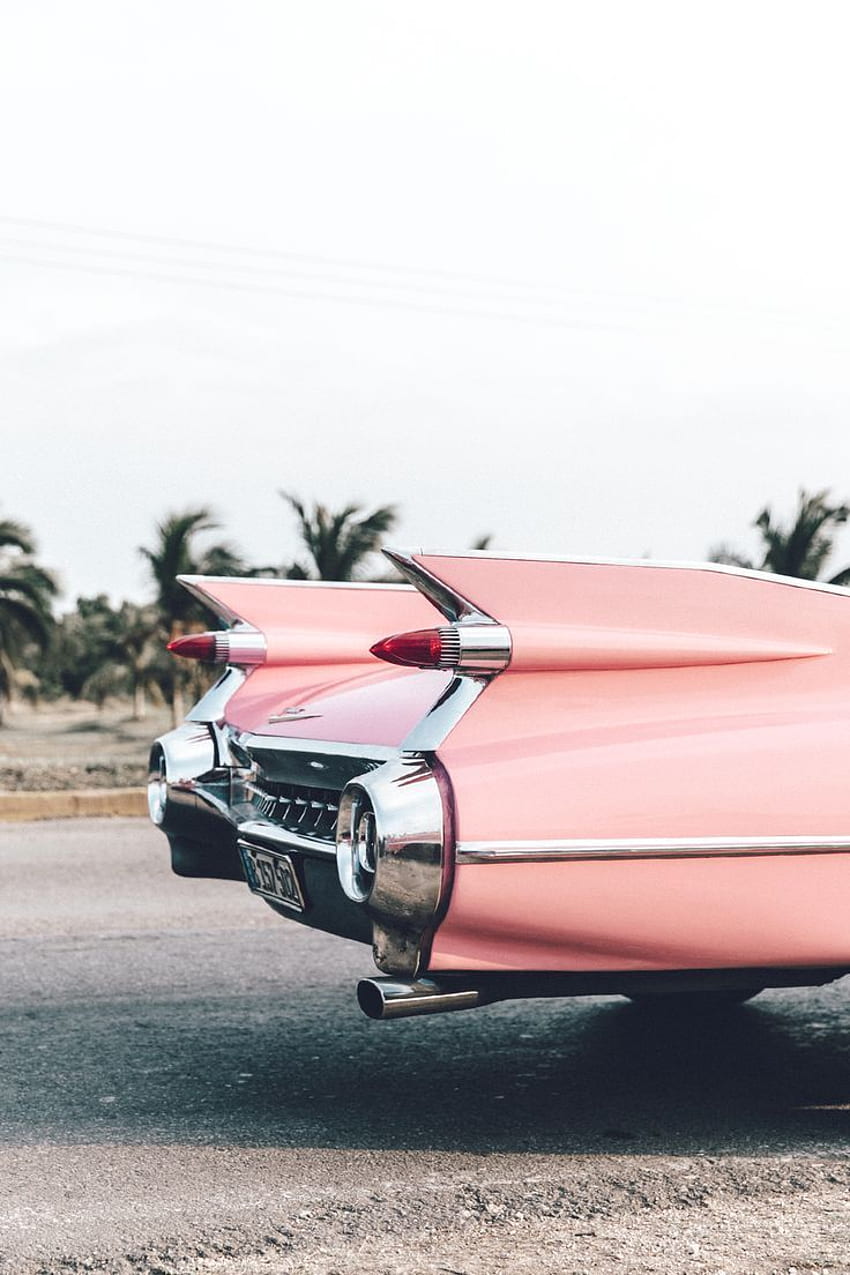 Cool car. Pink aesthetic, Aesthetic vintage, Pink car, 1950 Aesthetic HD phone wallpaper