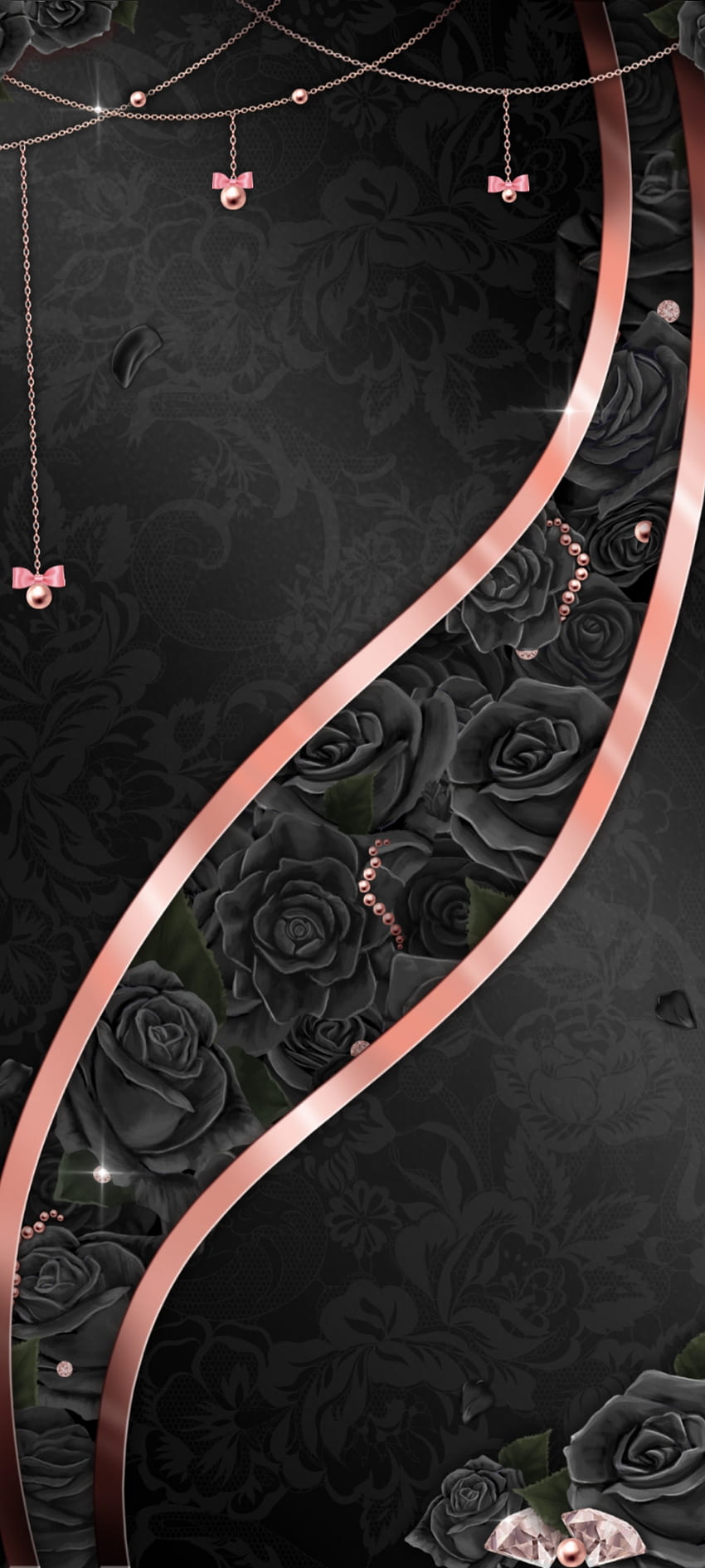 Luksusowe różowe złoto, magenta, pastel, rękaw, metal, Premium Tapeta na telefon HD