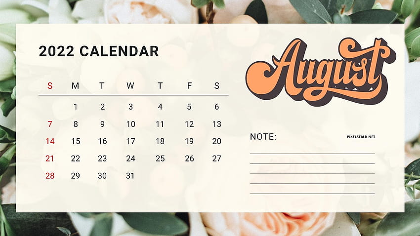 August 2022 Calendar Wallpaper Images  Free Photos PNG Stickers  Wallpapers  Backgrounds  rawpixel