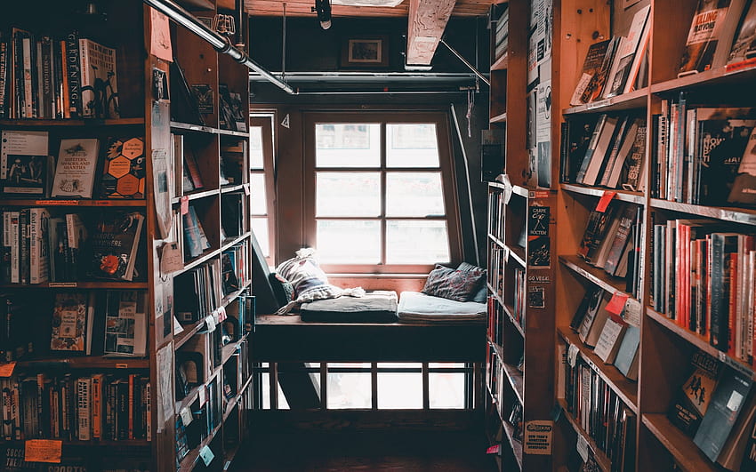 library, books, reading, Shelves HD wallpaper