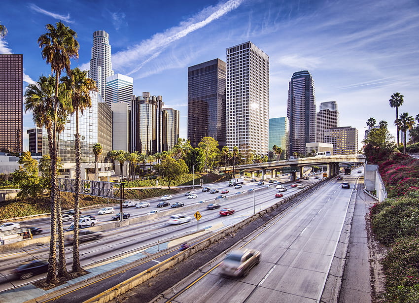 Los Angeles and Background, Los Angeles Street HD wallpaper