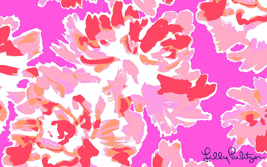 lilly pulitzer , rosa, motivo, magenta, pesca - Usa, Lilly Pulitzer Flamingo Sfondo HD
