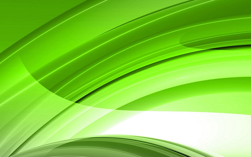 Green Abstract, Green and White Abstract HD wallpaper