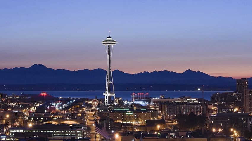 Seattle, Space Needle, Pacific Northwest, USA, Washington State HD wallpaper