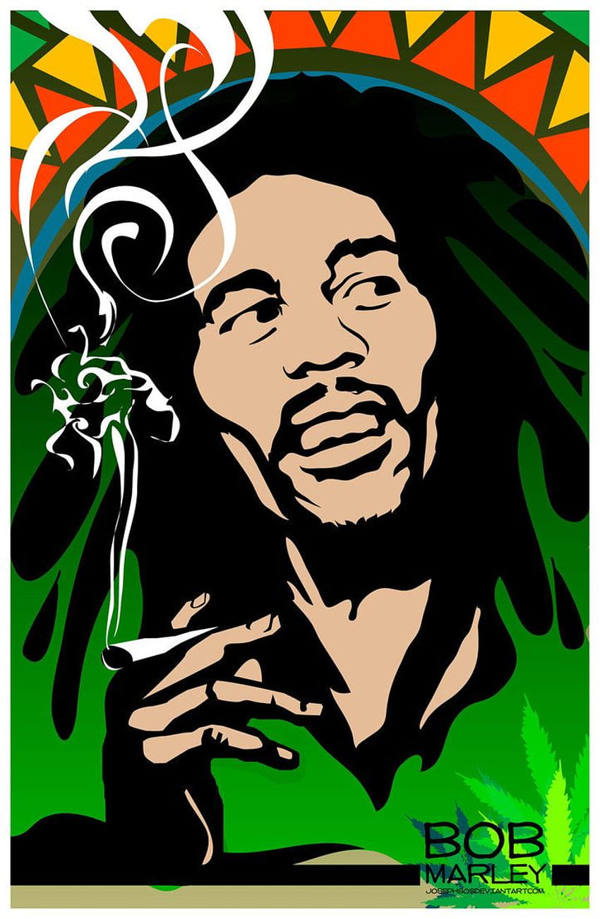 Bob Marley iPhone, Bob Marley qui fume Fond d'écran de téléphone HD