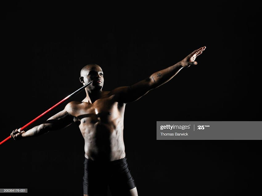 Young Man Preparing To Throw Javelin High Res Stock Getty, Javelin Thrower HD wallpaper