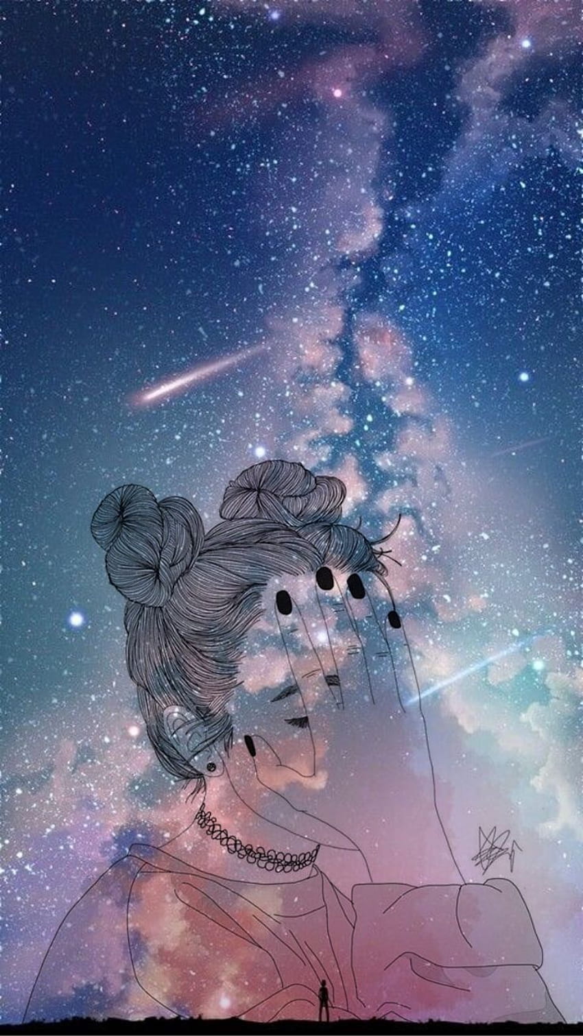 He has created it all Stars above, next to the moon, only God can control.  Fondos de pantalla femeninos, Fondos de pantalla tumblr, iPhone fondos de  pantalla, Black Moon and Stars HD