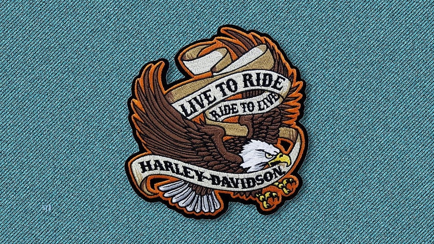 Harley Davidson Live to ride patch, Harley Davidson Emblem, Harley Davidson Background, Harley Davidson Logo, Harley Davidson, Harley Davidson , Harley Davidson Motorcycles, Harley Davidson Motorcycle HD wallpaper
