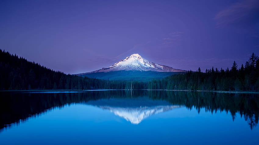 Mountain, Purple Mountain HD wallpaper