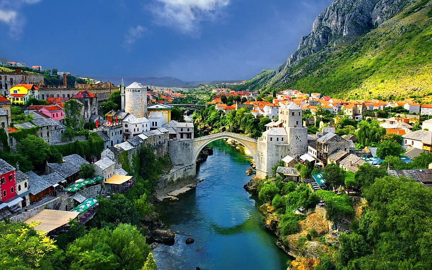 Mostar Bosnia Herzegovina. Mostar Bosnia fondo de pantalla