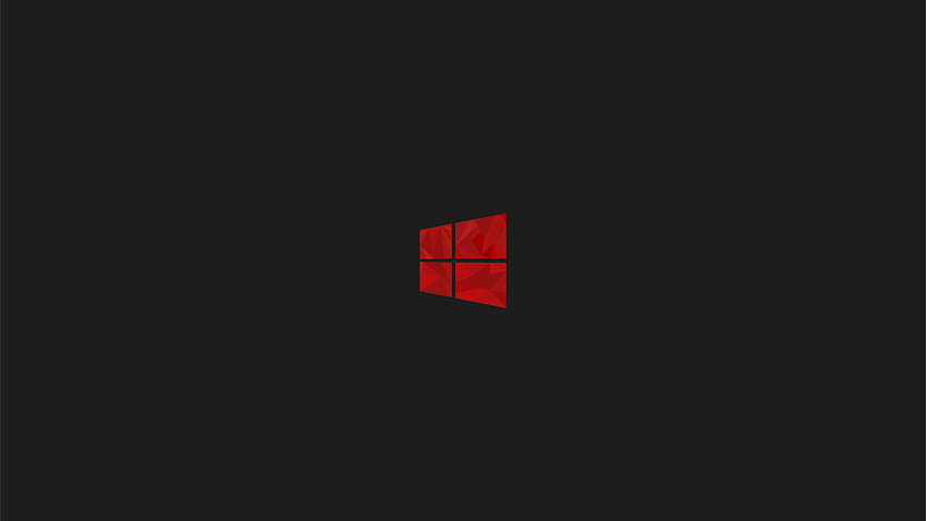 Windows 10 Red Minimal Simple Logo , Computer, , , Background, and ,  Minimalist Logo HD wallpaper | Pxfuel