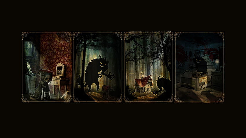 the Big Bad Wolf , Big Bad Wolf iPhone, Evil Wolf HD wallpaper
