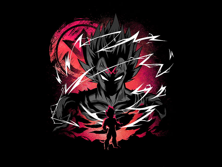 Vegeta, Dragon Ball Super, schwarzer Hintergrund, Anime, Dragon Ball Red HD-Hintergrundbild