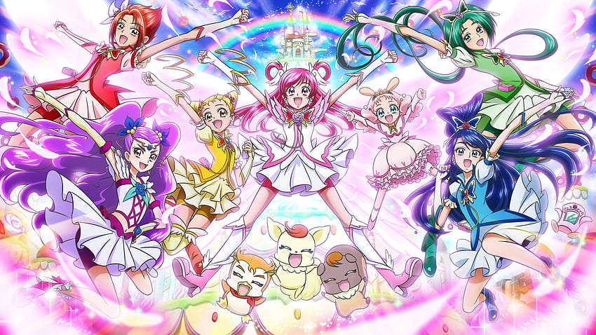 Pretty Cure! and Background HD wallpaper | Pxfuel