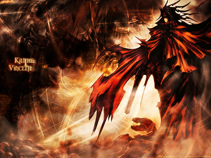 Final Fantasy VII: Dirge of Cerberus : Vincent : Bunuh Kau!! - Minitokyo Wallpaper HD