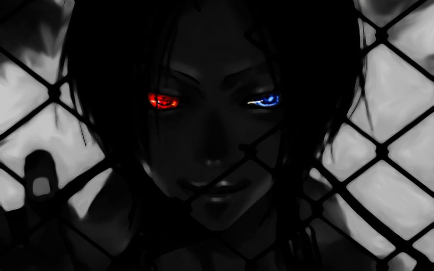 빨간 눈 애니메이션 파란 눈 Katekyo Hitman Reborn!, 빨간색과 파란색 애니메이션 HD 월페이퍼
