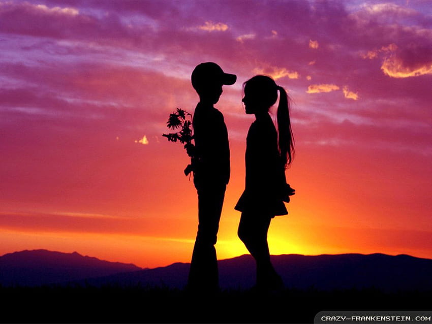 Love - Bing . Cute love , Love background, I, Friend Silhouettes HD  wallpaper | Pxfuel