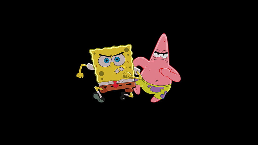 Spongebob Squarepants ve Patrick çizimi, Patrick Aesthetic HD duvar kağıdı